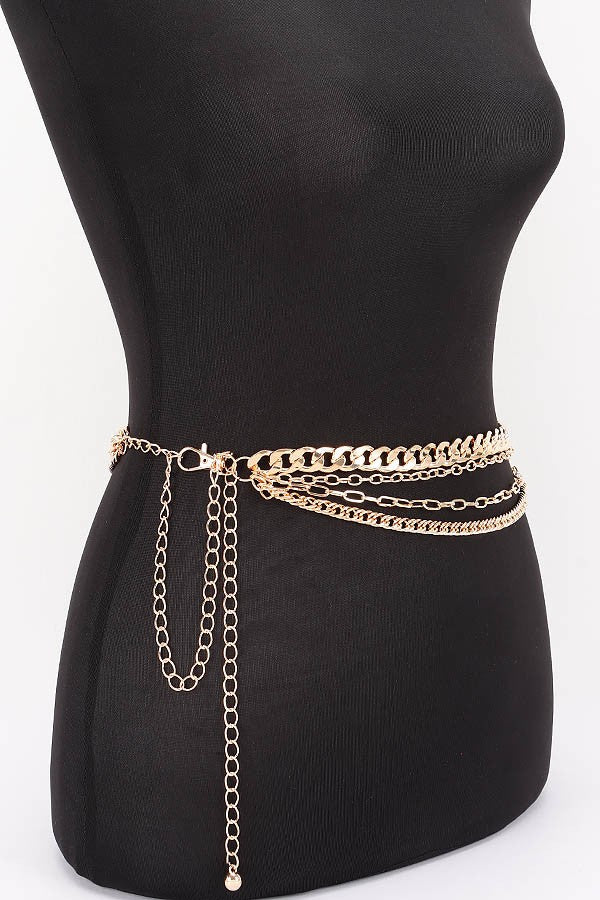 Promise Me Layered Chain Belt