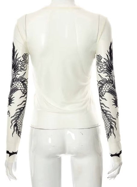 Kyra Mesh Top