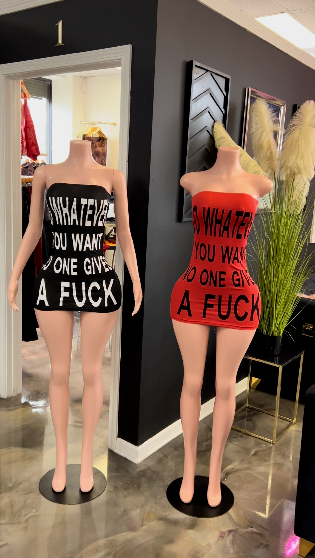 Don’t Give A F$CK Fitted Dress