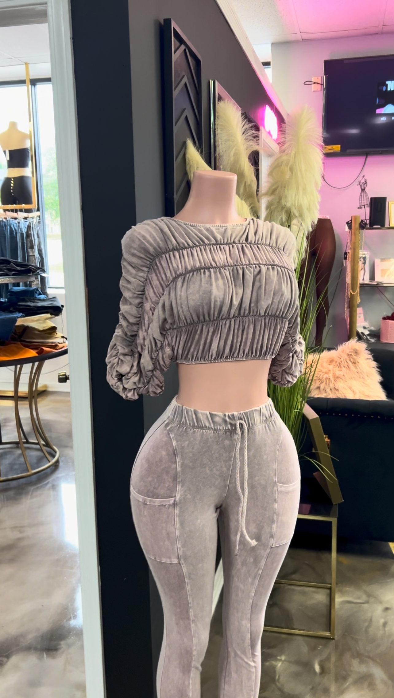 Don Ribbed 2PC Set