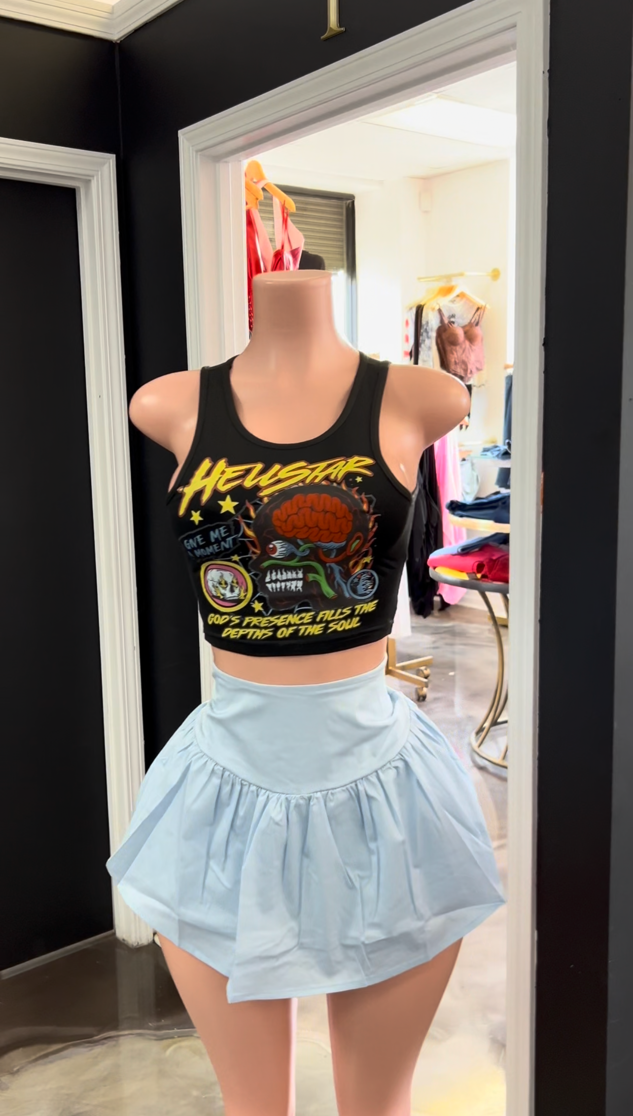 Rock Her Hips Pleated Skort