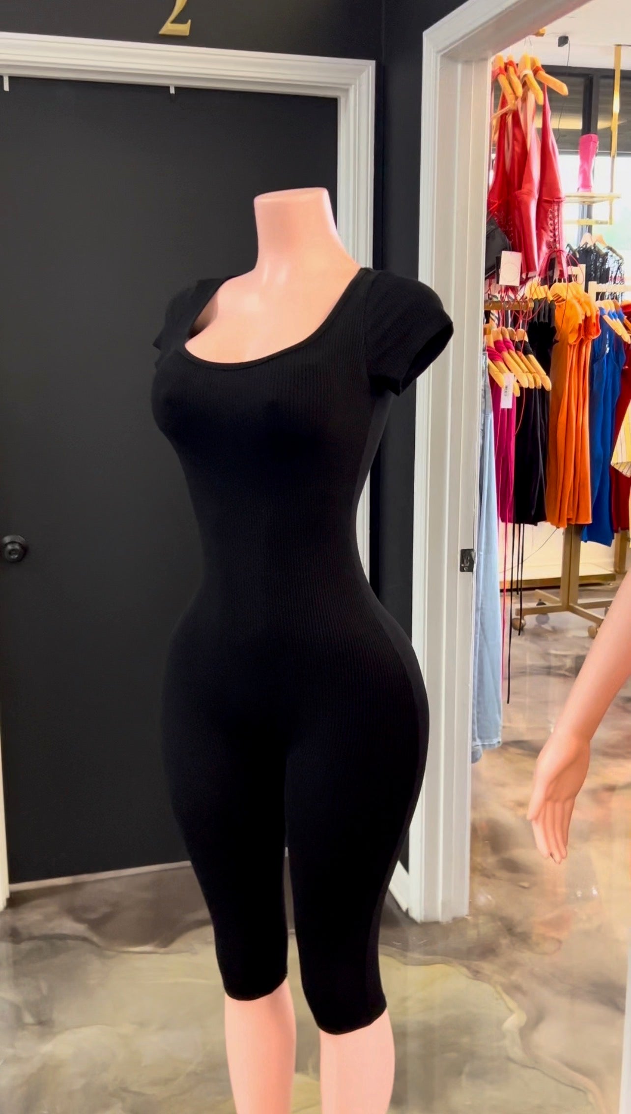 Just Heating Up Capri Ribbed Jumpsuit