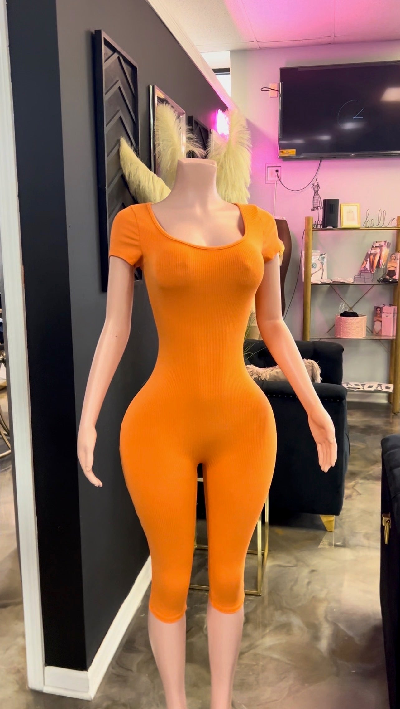Just Heating Up Capri Ribbed Jumpsuit