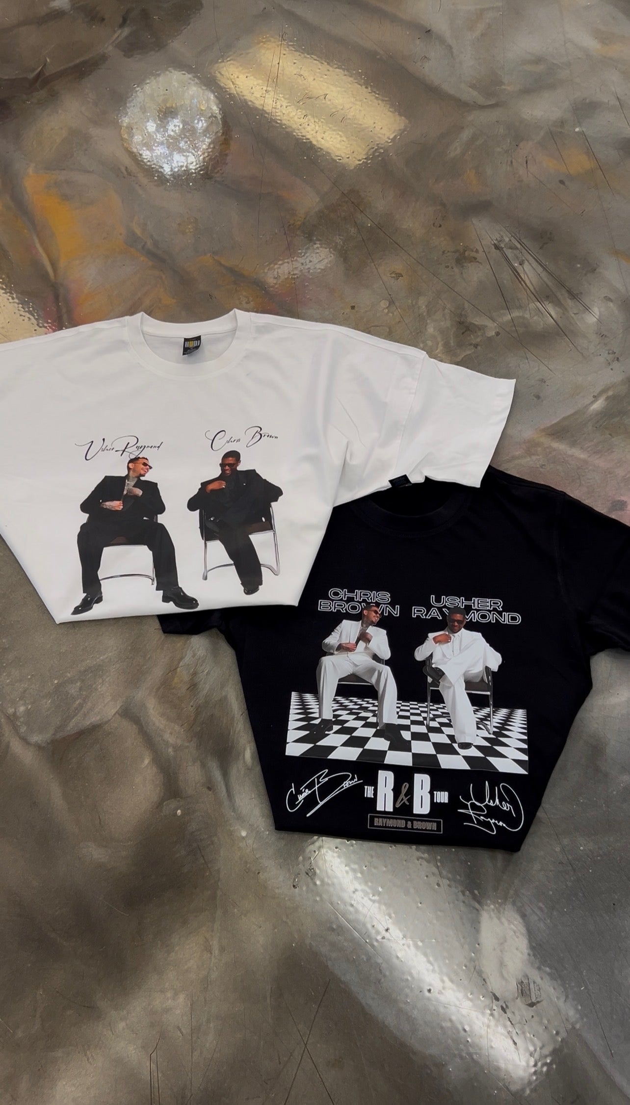 Raymond & Brown Checkered Shirt Black& White