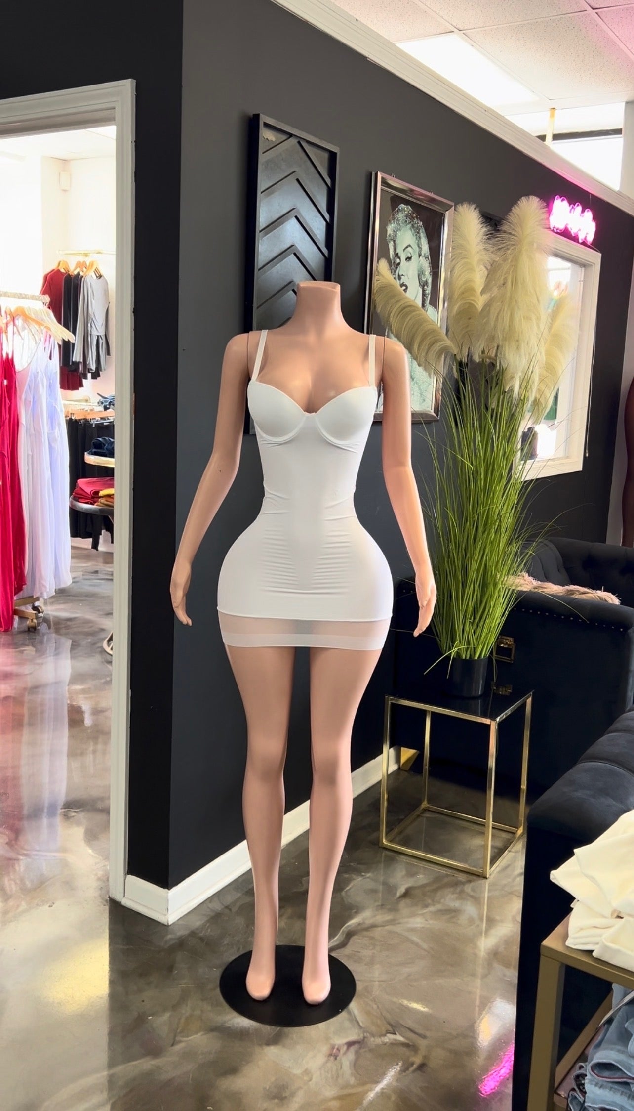 Mami Mesh Mini Dress