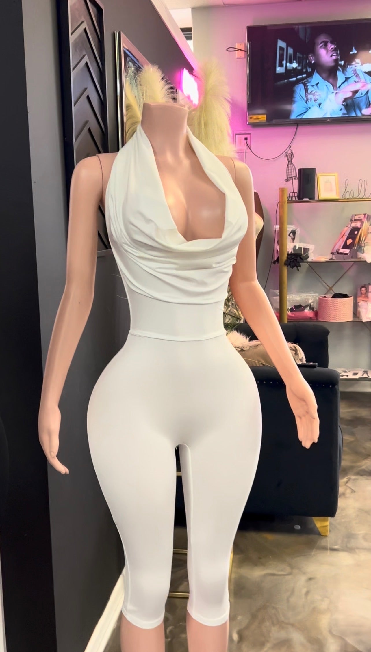 Shut It Down Capri Jumpsuit