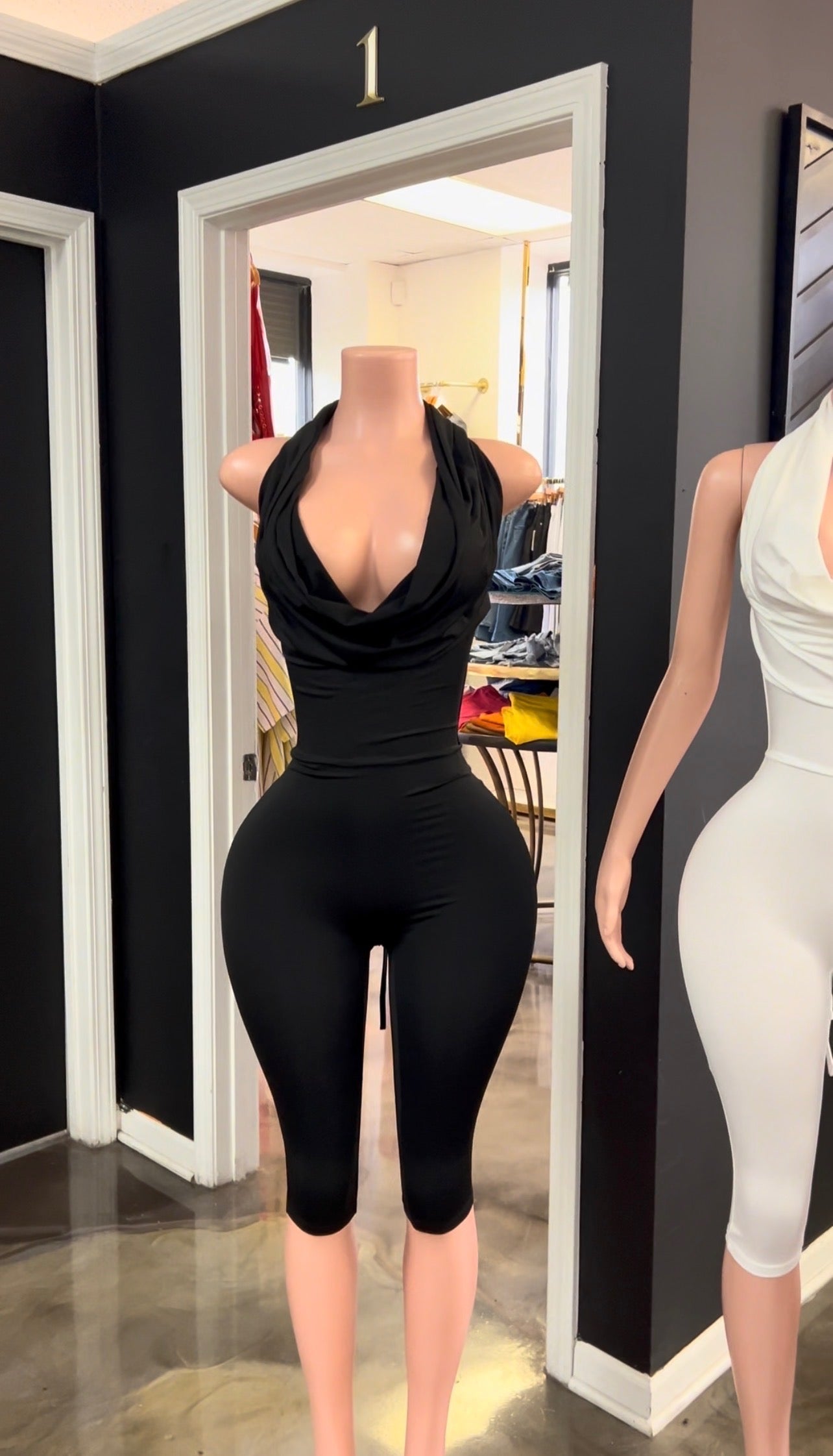 Shut It Down Capri Jumpsuit