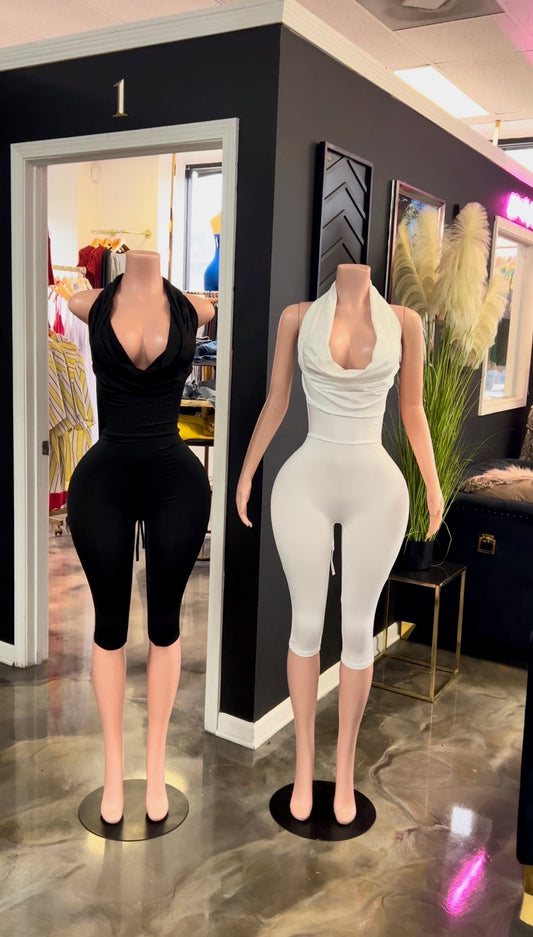 Shut It Down Capri Jumpsuit