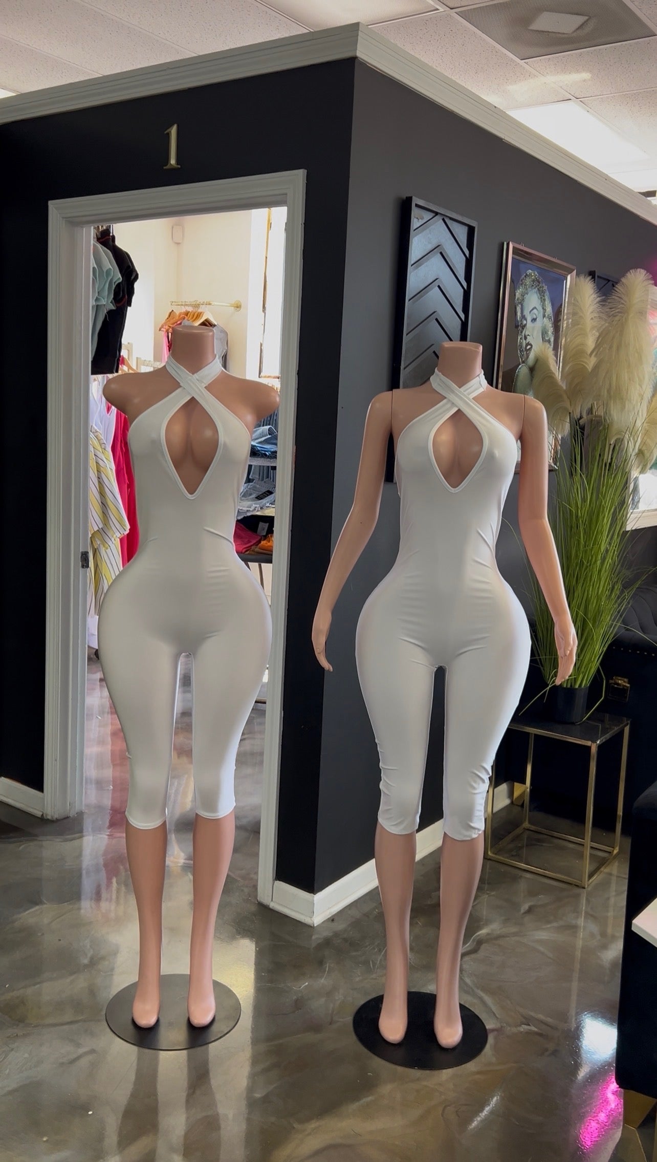 In Your Favors Capri Romper