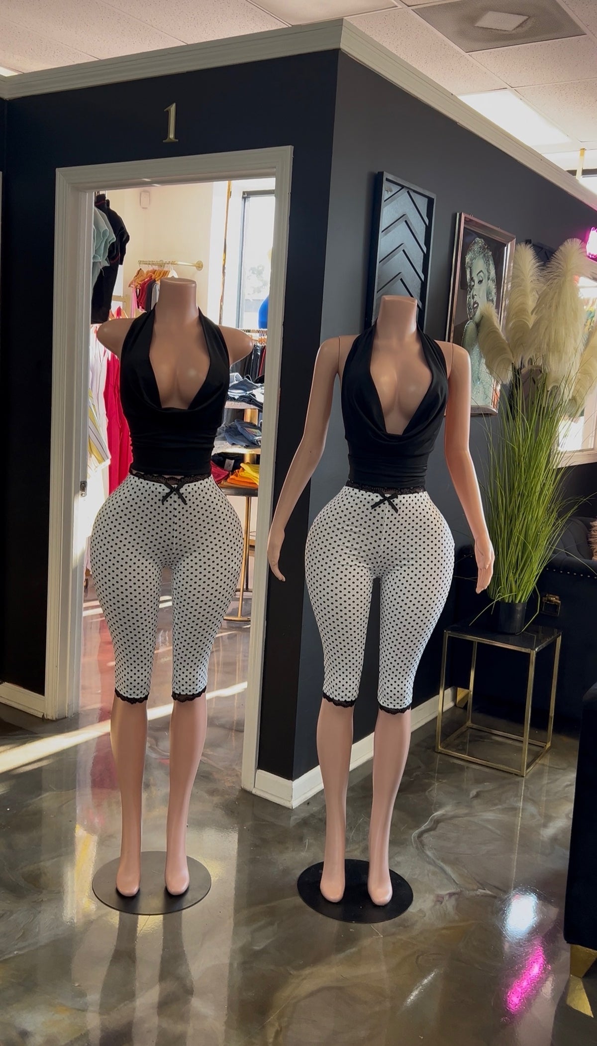 Sweet Spot Polka Dot Capri