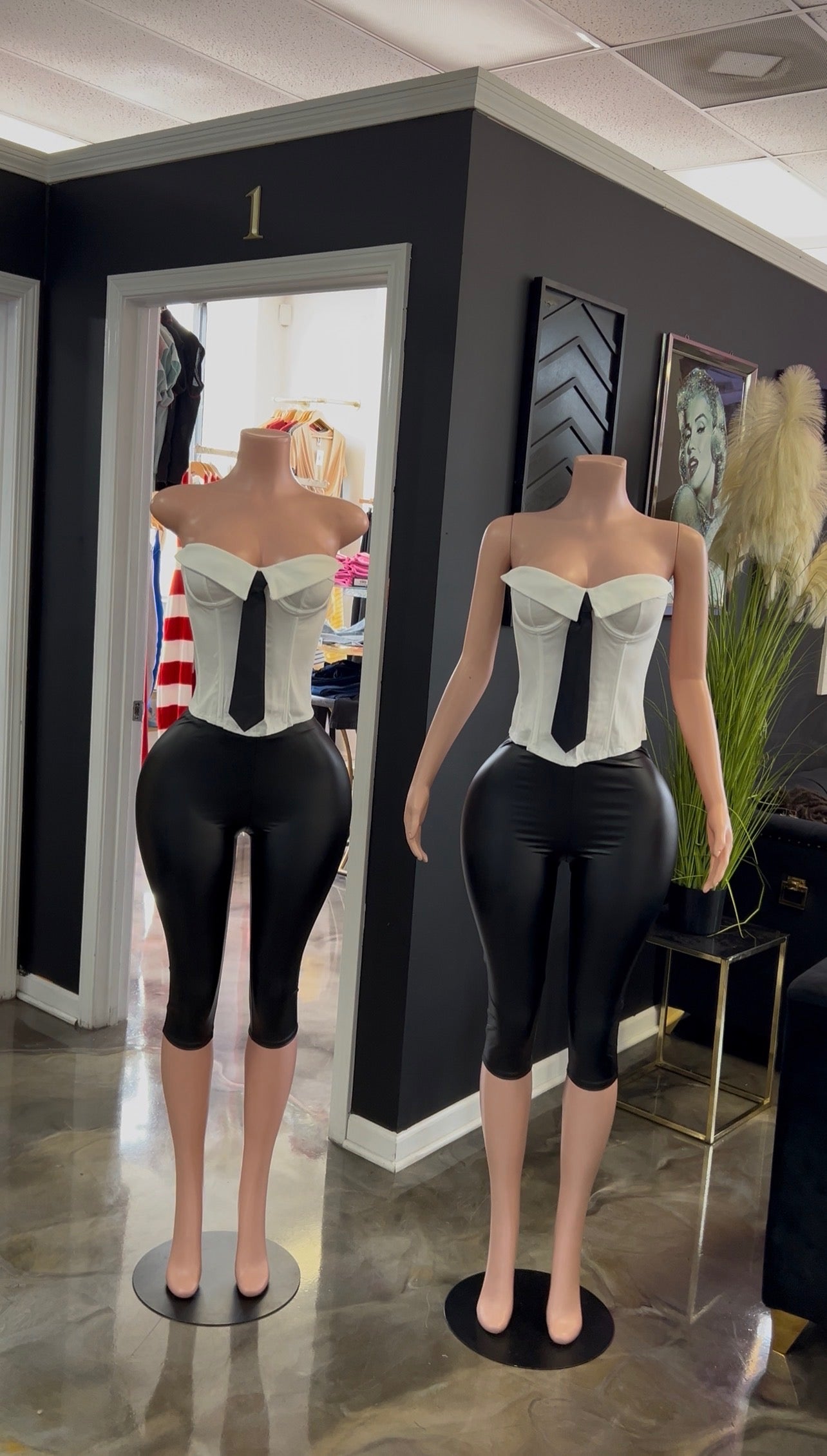 Ariana Leatherette Capri Pants