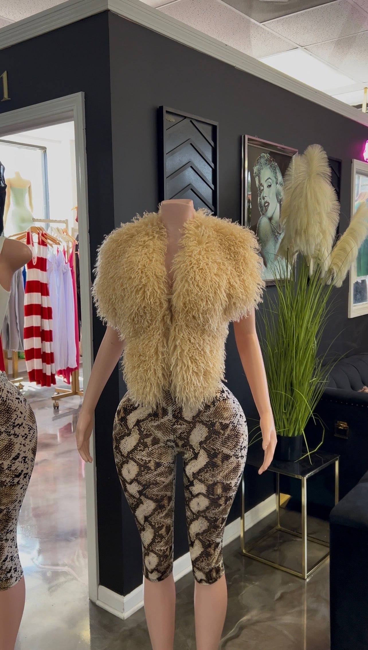 Need Love Too Snake Skin Capri Leggings