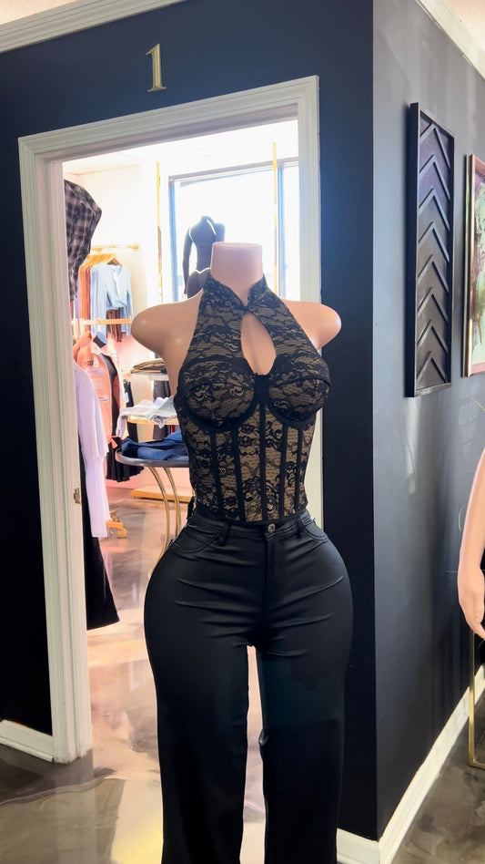 All Eyes On You Halter Top