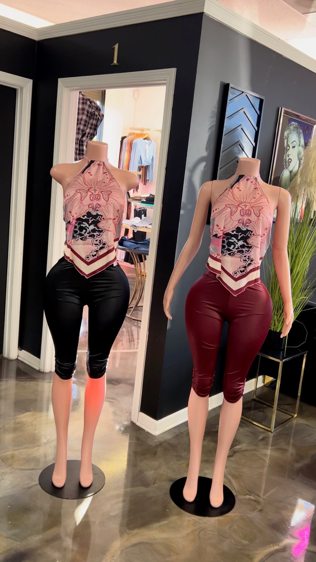 Dazy Leather Capris