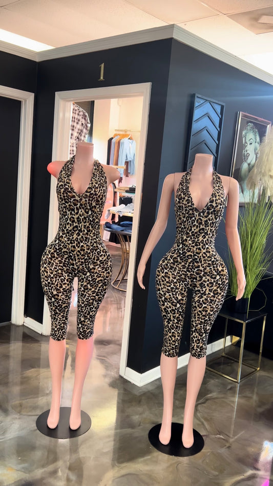 It Don’t Stop Haltered Jumpsuit