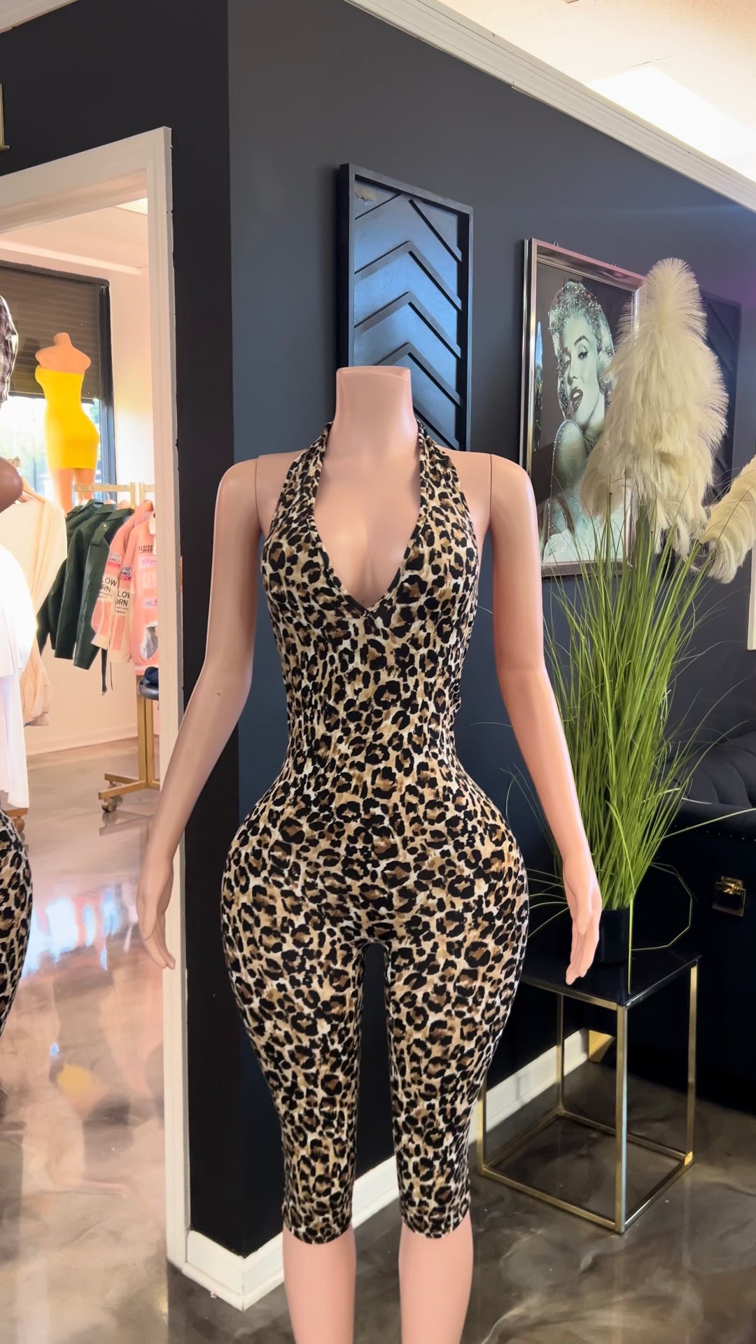 It Don’t Stop Haltered Jumpsuit