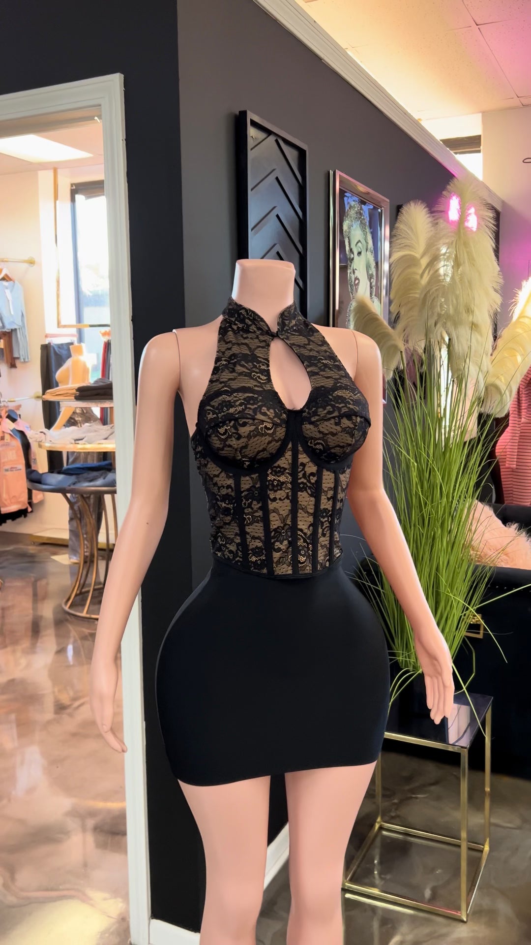 So She Did Bandage Pencil Skirt