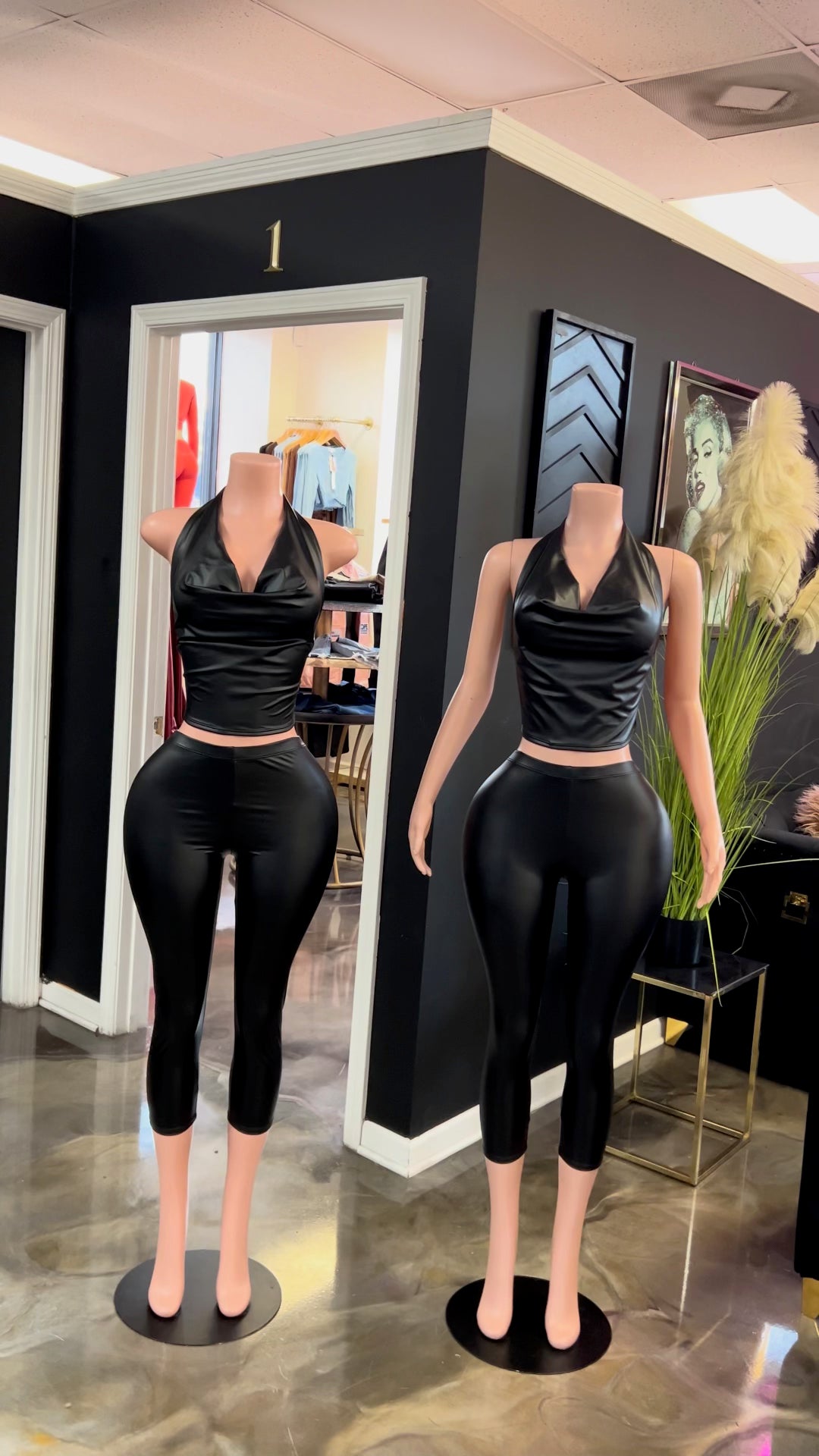 Carina Leather 2PC Set