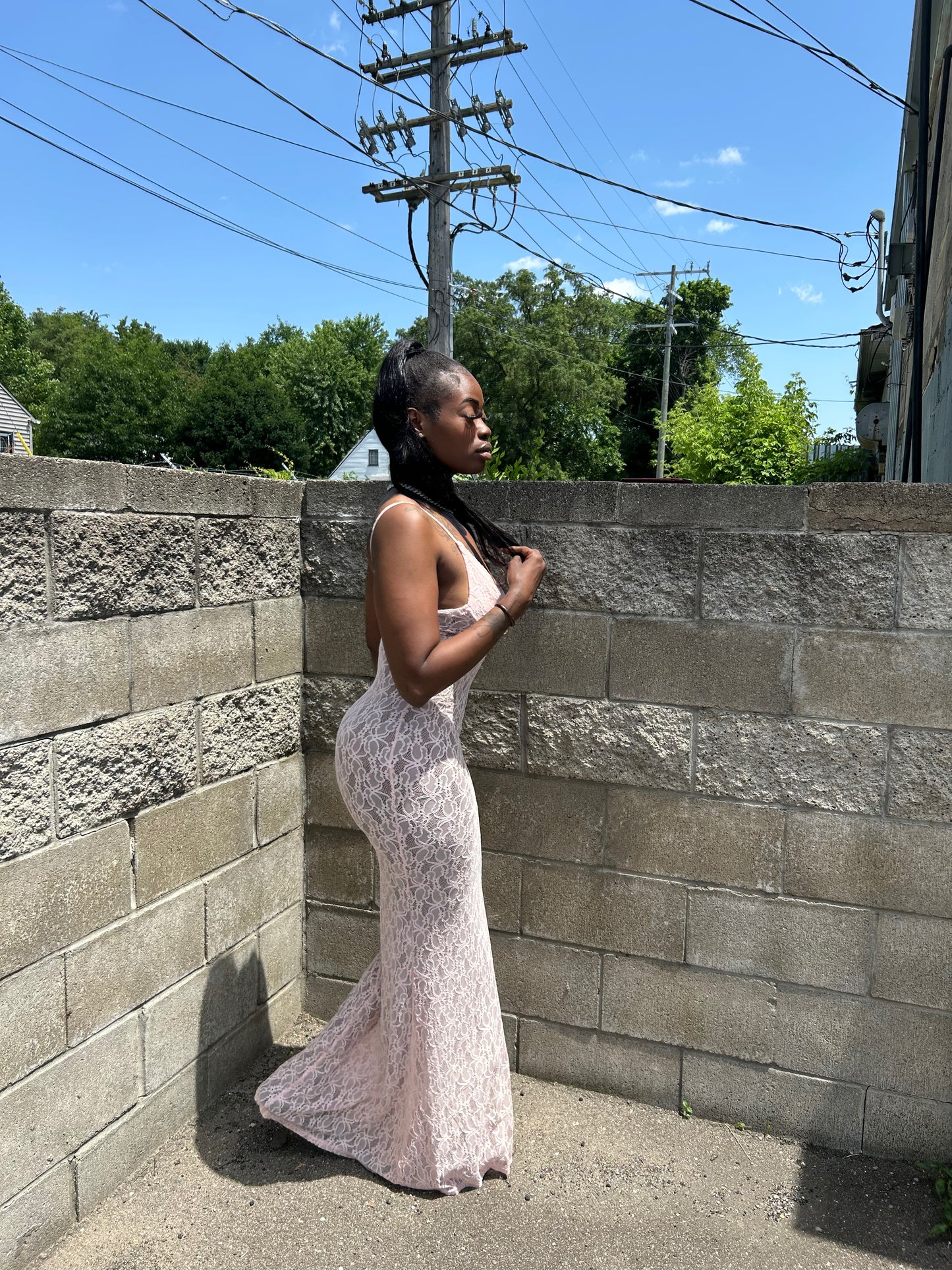 Kimmy K Lace Sun Dress