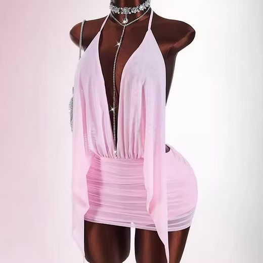 Here To Stay Mesh Dress