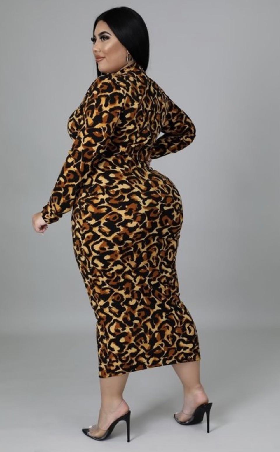 Cheetah Mami Midi - A Diva's Everything Boutique - Shirts & Tops -
