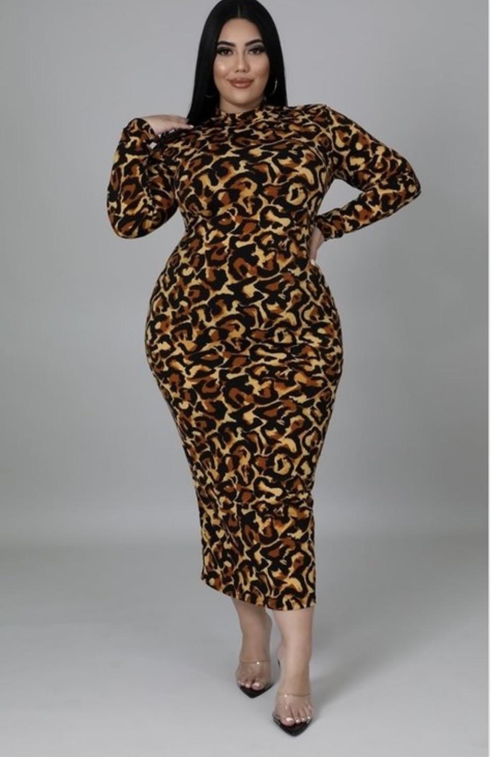 Cheetah Mami Midi - A Diva's Everything Boutique - Shirts & Tops -