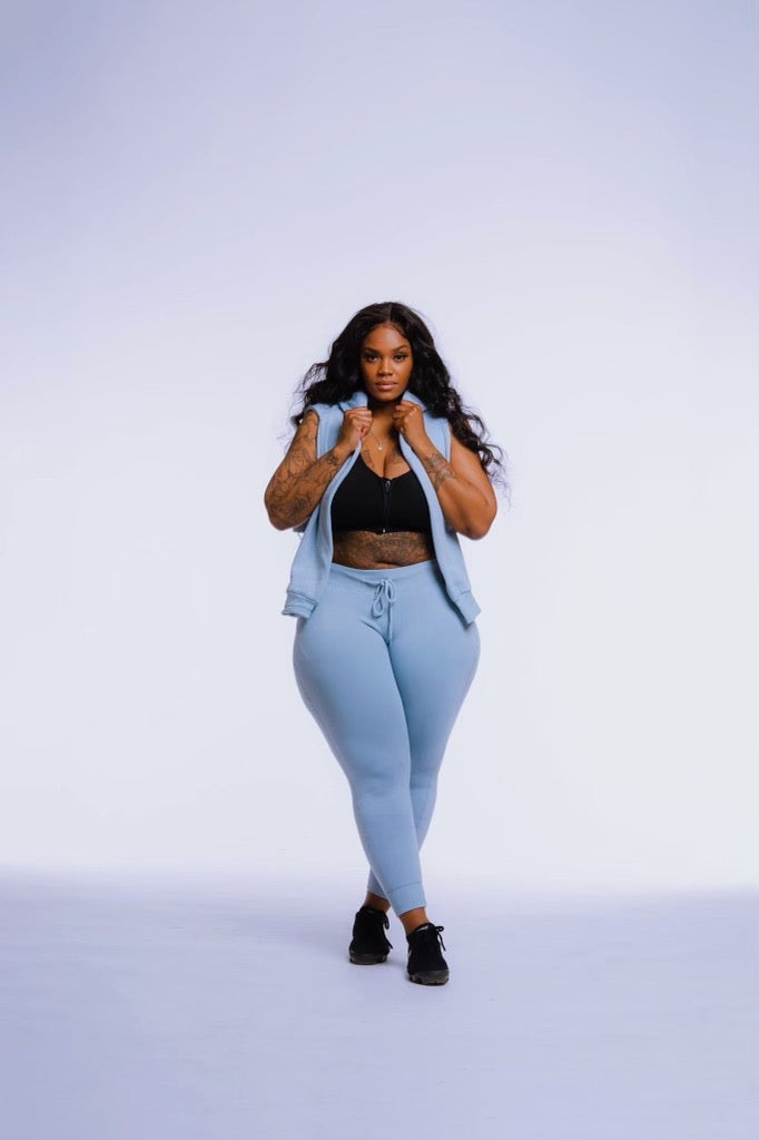 Pull-up jogger - A Diva's Everything Boutique - Outfit Sets -
