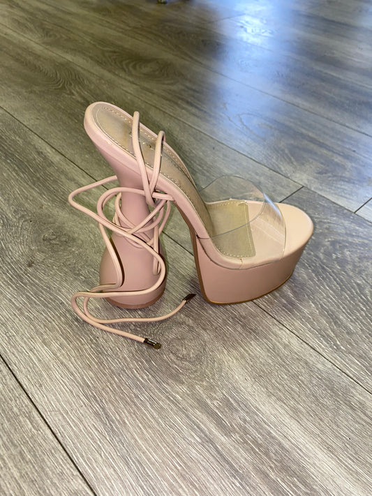 Bratz Stepping Out Platform Heel NUDE - A Diva's Everything Boutique -
