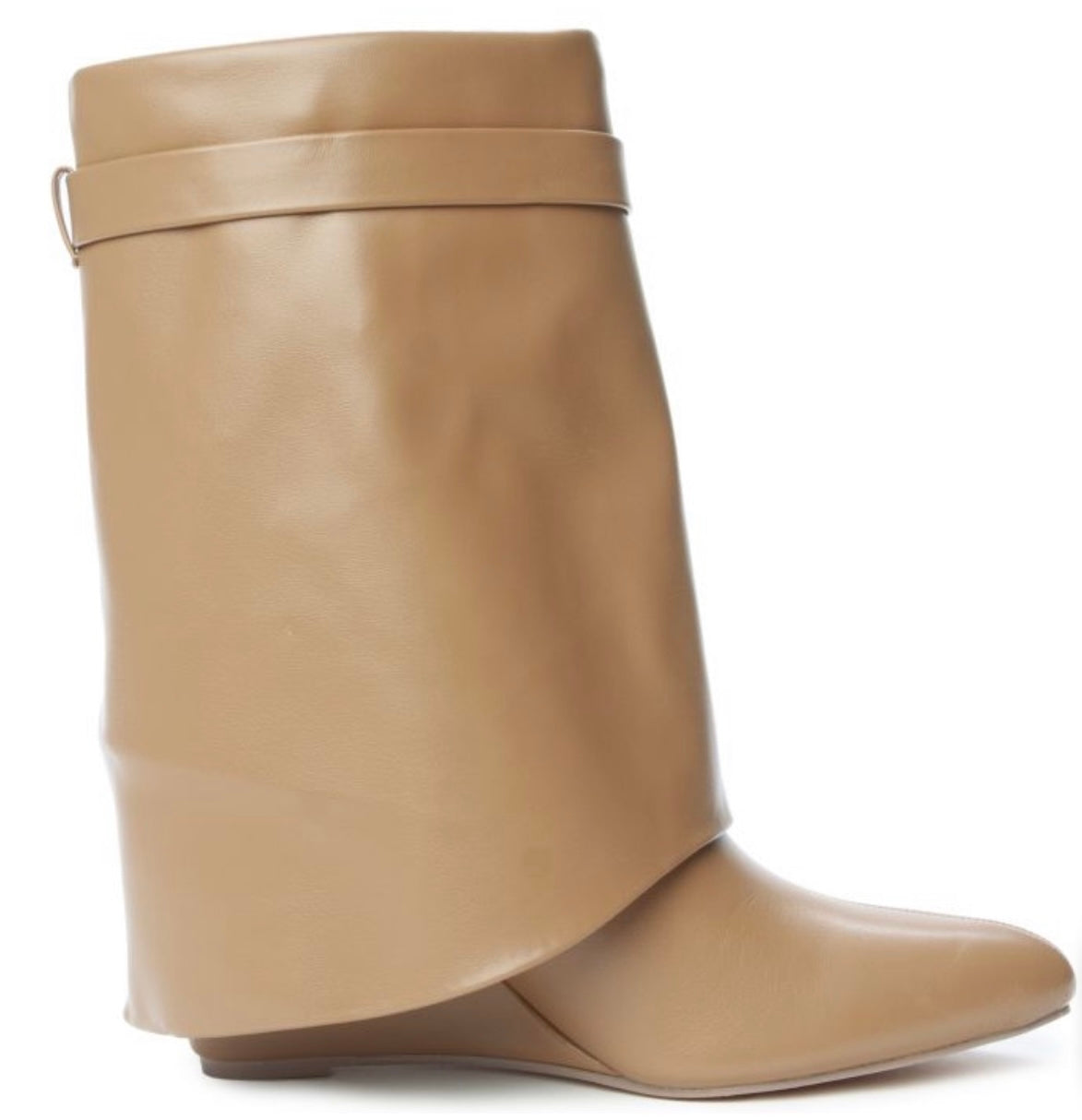 Luxuria 2.0 Short Flap Boot Nude - A Diva's Everything Boutique - Shoes -